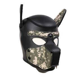 CR Rubber Dog Headgear (Option: Camouflage-M)