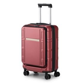 20-inch Suitcase (Option: Burgundy)